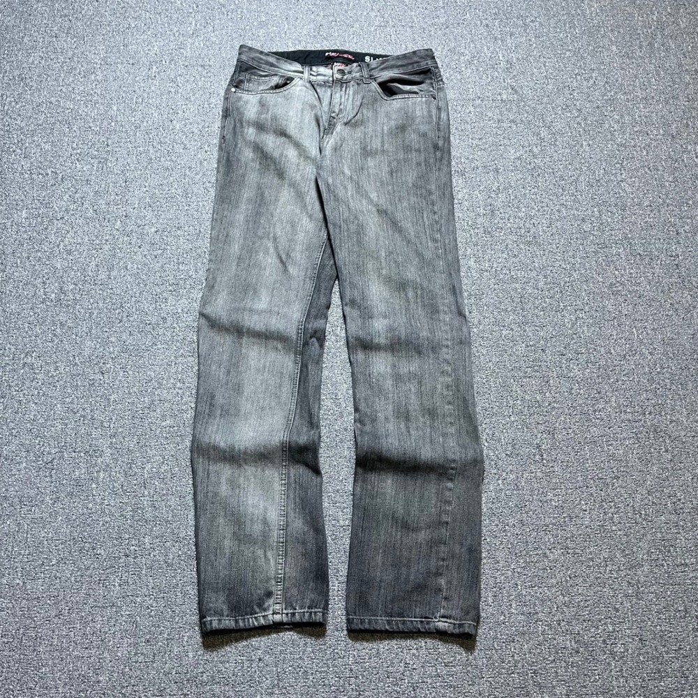 Y2K Tony Hawk Slim Fit Jeans 32x34 Grey Denim Skateboarding Casual Pants - Picture 2 of 11